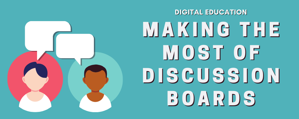 Image Text [Making the Most of Discussion Boards] Button