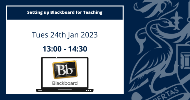 Image text: Blackboard for Teaching