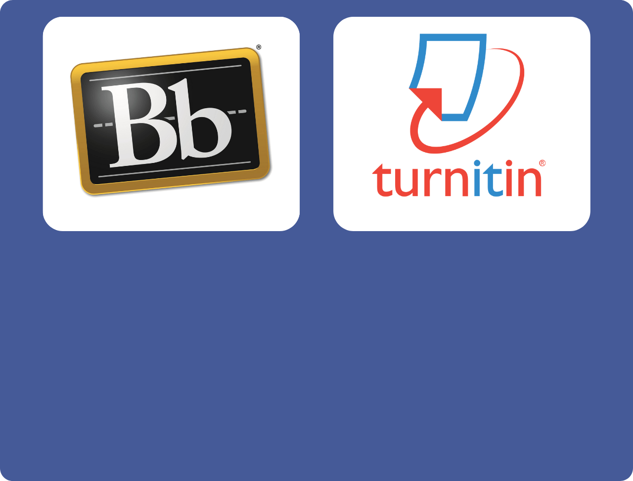 Blackboard and Turnitin